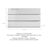 Three Row Wall Unit (90 bottles) x 2 per box