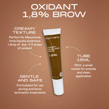 1,8% OXIDANT BROW (THIN FORMULA) FOR TINTA LIQUIDA- 15 ML TUBE MAXYMOVA