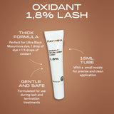 1,8% OXIDANT LASH (THICK FORMULA) FOR ULTRA BLACK LIQUID TINT- 15 ML TUBE MAXYMOVA