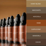 TINTA LIQUIDA EYEBROW LIQUID DYE - LONG-LASTING TINTA LIQUIDA, 15 ML - RAME (REDDISH BROWN)
