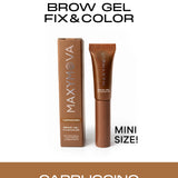NEW! MINI BROW GEL CAPPUCCINO SHADE 2,5 ML MASCARA TUBE (BROWN)