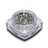 Nail Flakes Silver With Applicator